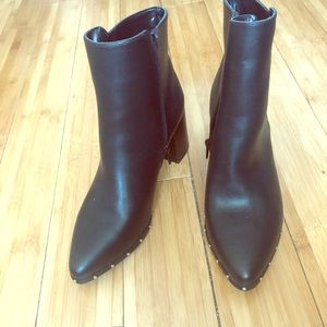 Express black booties